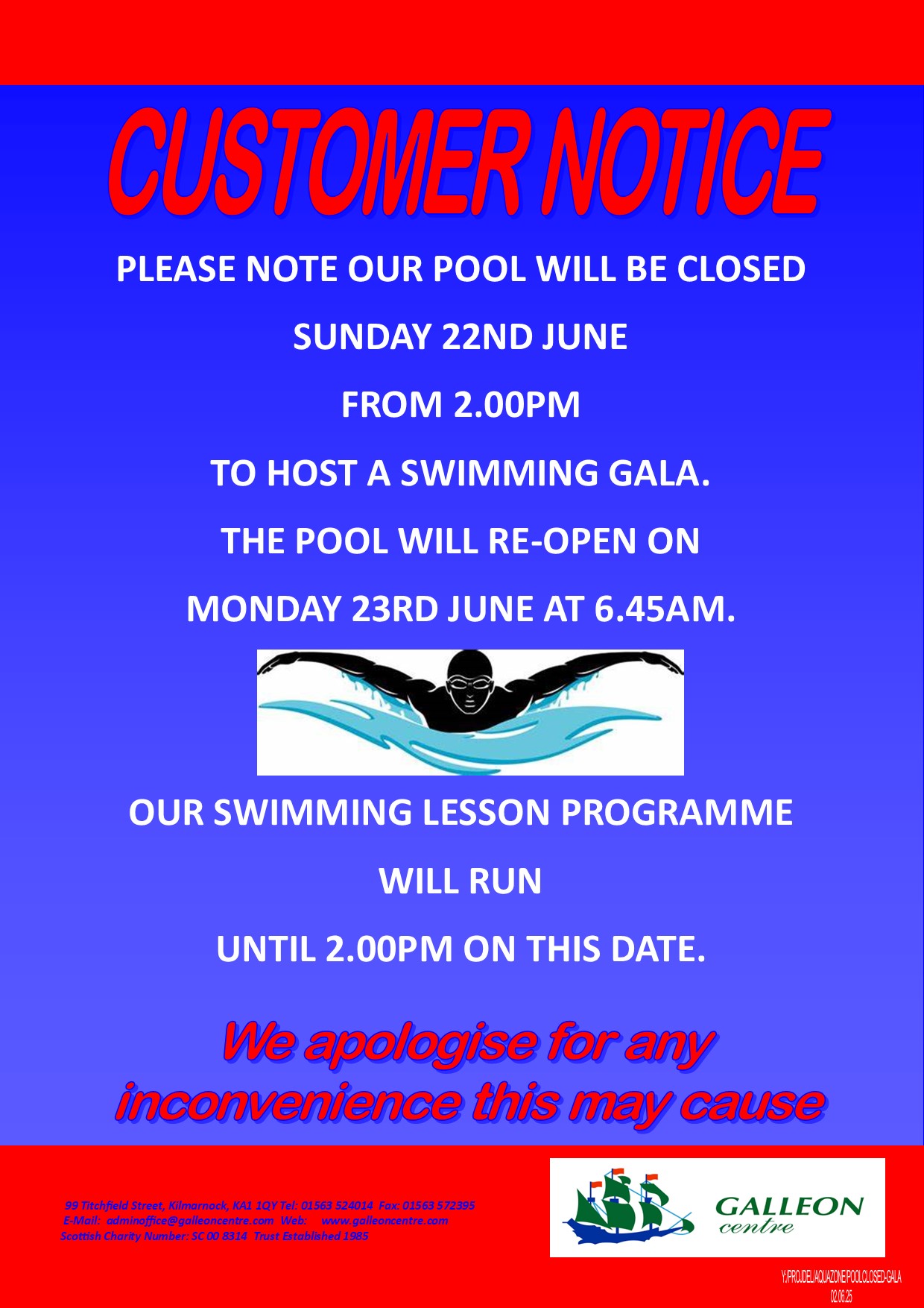 POOL CLOSED GALA 02.06.25